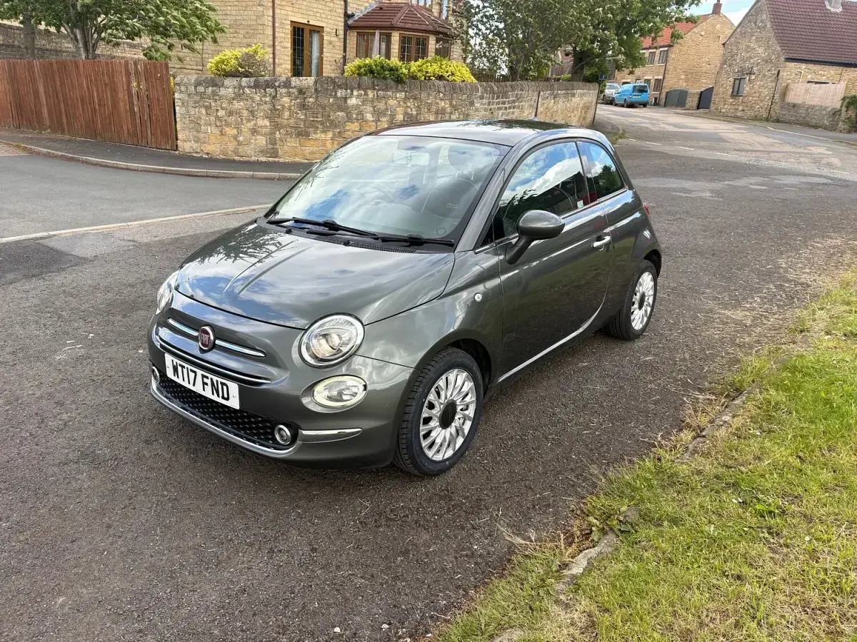 Used Fiat 500 Lounge 69 HP (50 kW) 2017 Grey Hatchback