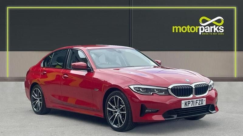 Red Used 2021 BMW 330e Sport Line Sedan | £18,750 (Good price) - Image 1/4