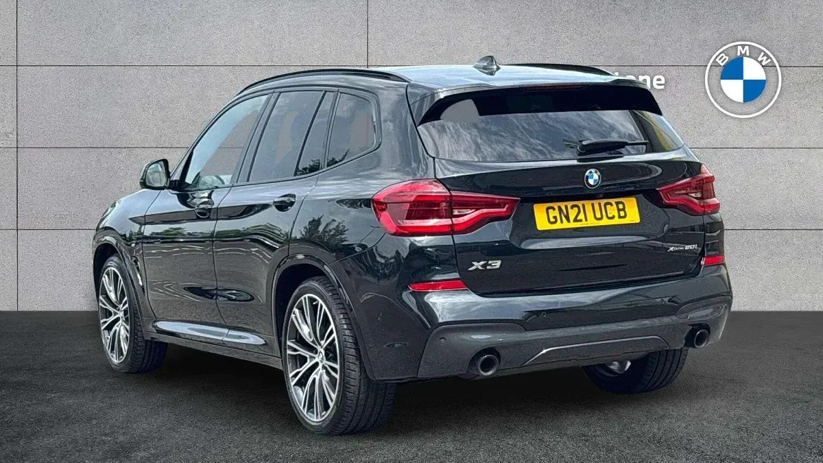 Used BMW X3 M Sport 181 HP (133 kW) 2021 Black SUV