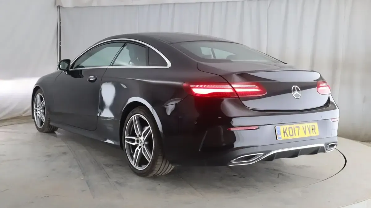 Used Mercedes E220 AMG line 2017 Black Coupe