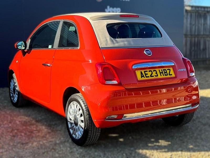 Used Fiat 500 70 HP (51 kW) 2023 Silica orange Cabriolet
