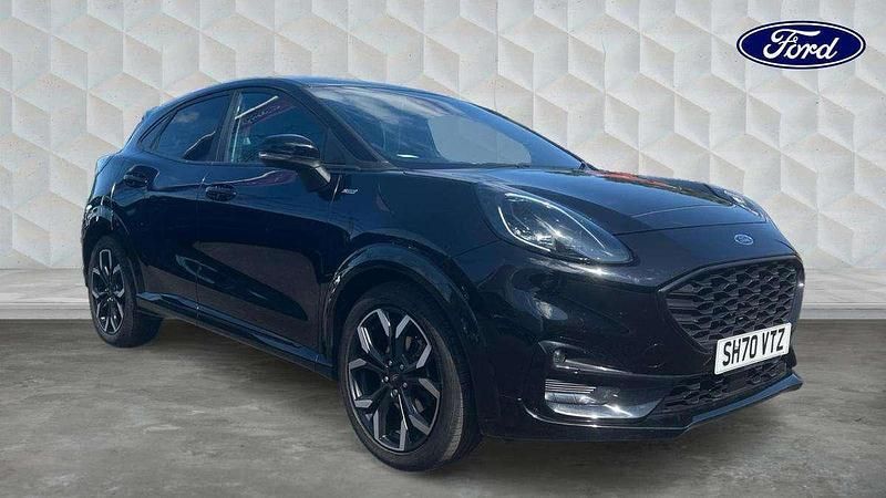 Black Used 2020 Ford Puma ST-Line X SUV | £14,000 (Good price) - Image 1/4
