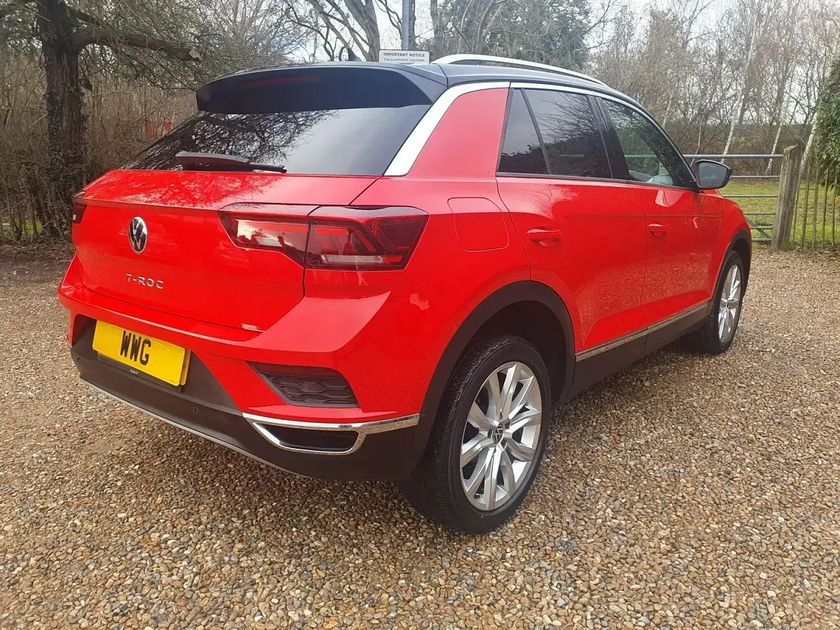 Used VW T-Roc SEL 150 HP (110 kW) 2020 Red SUV