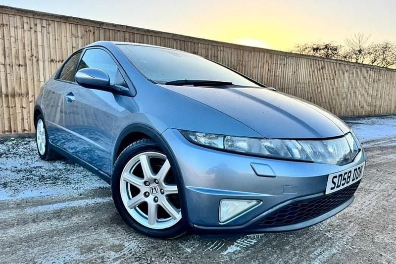 Blue Used 2008 Honda Civic EX Hatchback | £1,995 (Fair price) - Image 1/1
