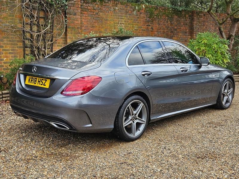 Used Mercedes C250 AMG Line Premium Plus 204 HP (150 kW) 2018 Grey Sedan