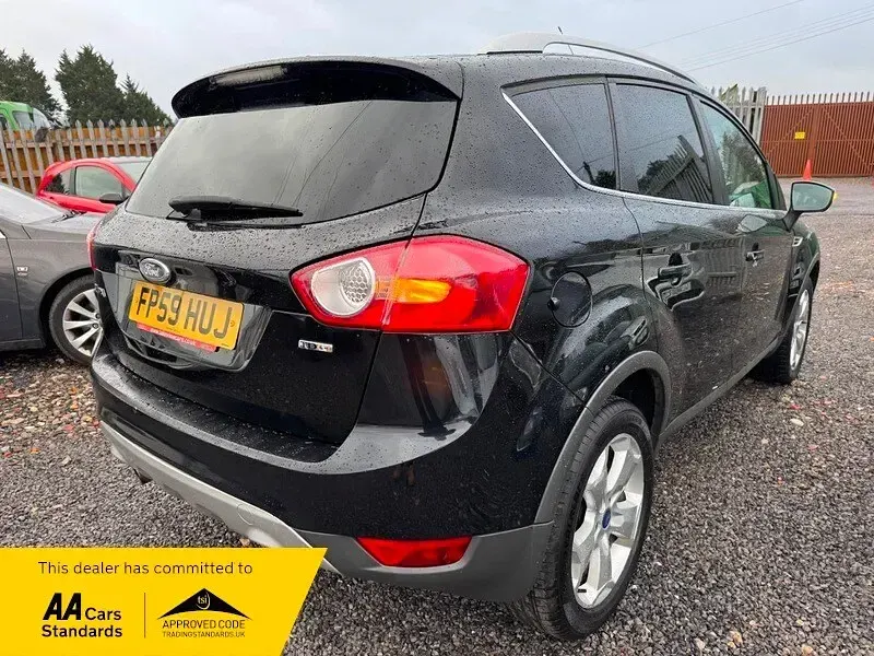 Used Ford Kuga Zetec 136 HP (100 kW) 2009 Black SUV