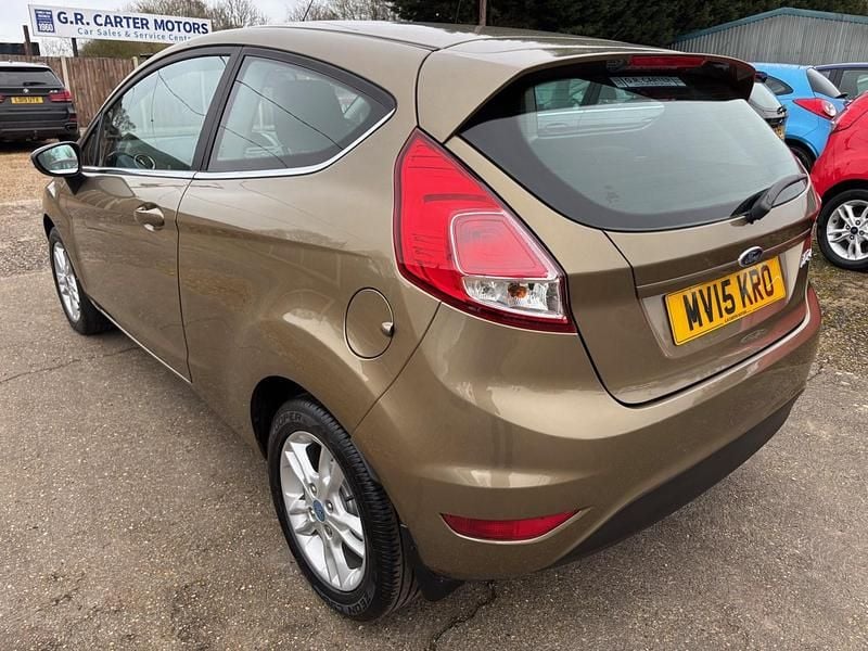 Used Ford Fiesta Zetec 2015 Brown Hatchback