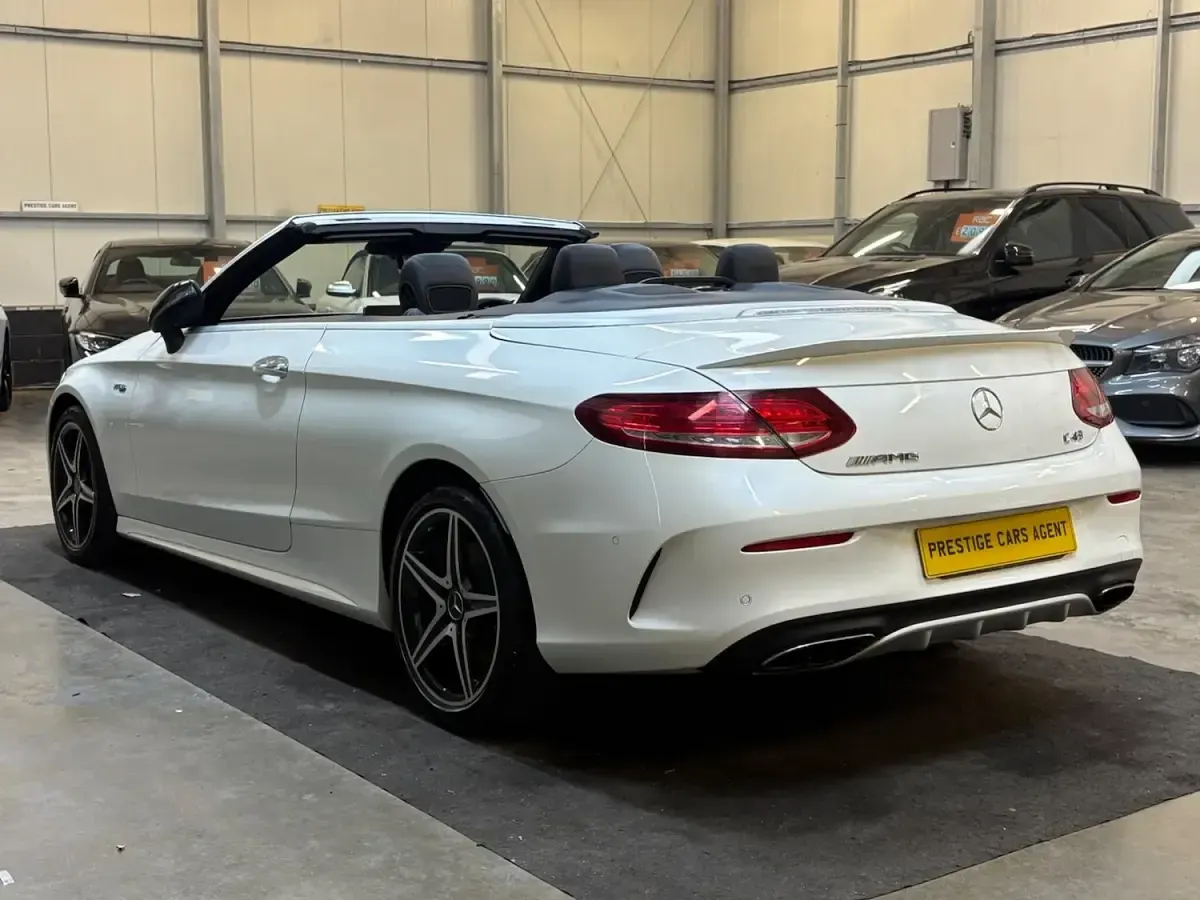 Used Mercedes C43 AMG Premium Plus 2017 White Cabriolet