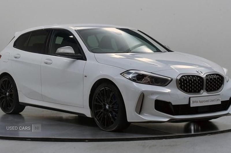 White Used 2022 BMW M135 Shadowline Hatchback | £26,995 (Fair price) - Image 1/1