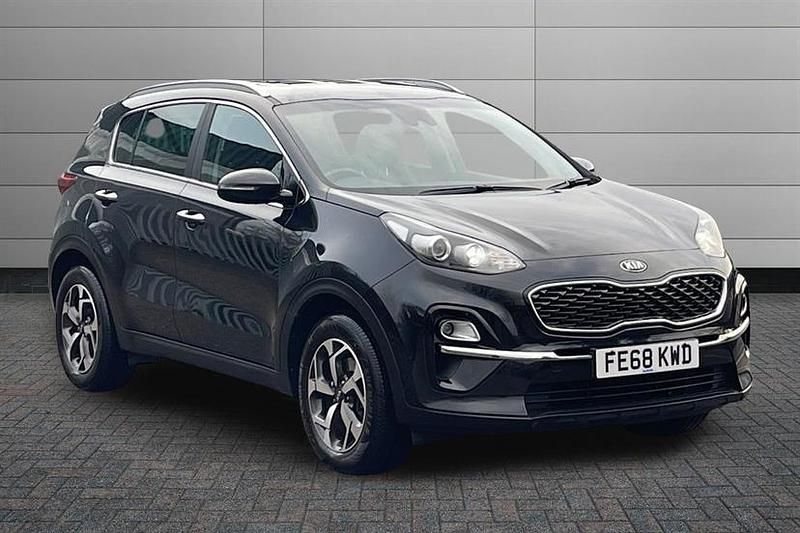 Used Kia Sportage 130 HP (95 kW) 2018 Phantom black SUV