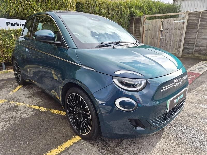Green Used 2023 Fiat 500e La Prima Cabriolet | £17,995 (Fair price) - Image 1/4