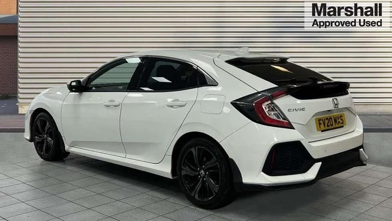 Used Honda Civic SR 126 HP (92 kW) 2020 White Hatchback