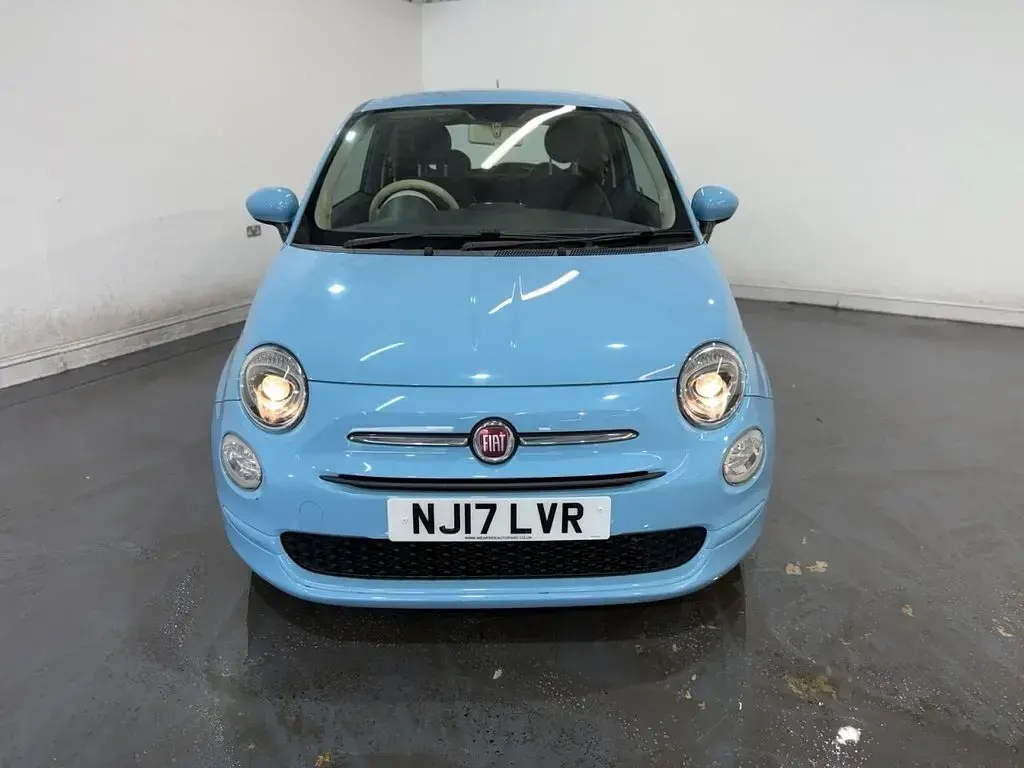 Gebraucht Fiat 500 Pop Star 69 PS (50 kW) 2017 Blau Kleinwagen