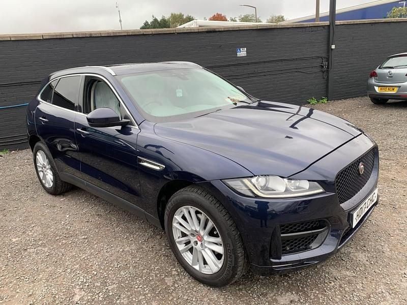 Blue Used 2017 Jaguar F-Pace Portfolio SUV | £7,250 - Image 1/4