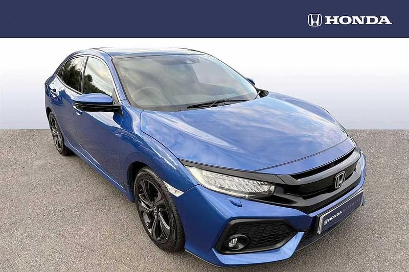 Brilliant sporty blue Used 2020 Honda Civic EX | £16,998 (Fair price) - Image 1/4