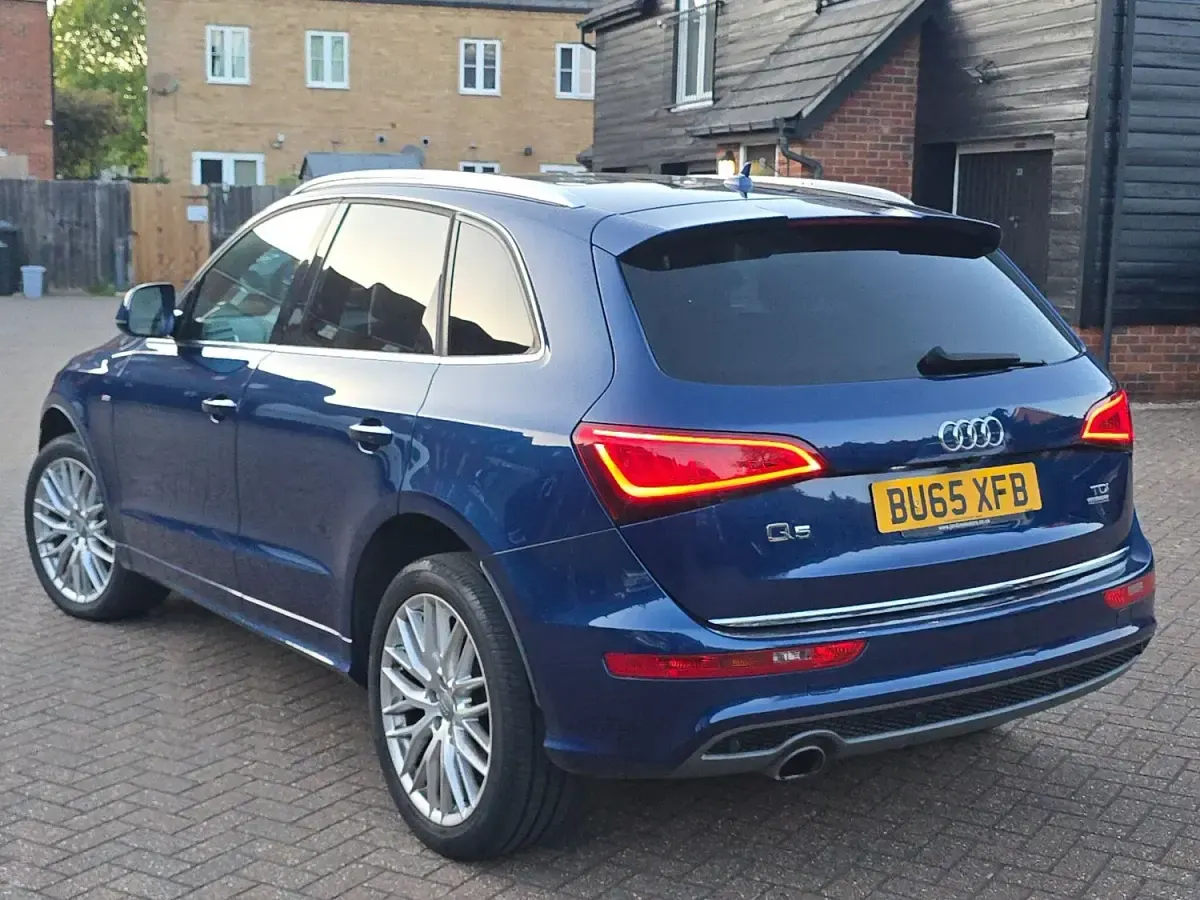 Begagnad Audi Q5 S-line plus 190 HK (139 kW) 2015 Blå SUV