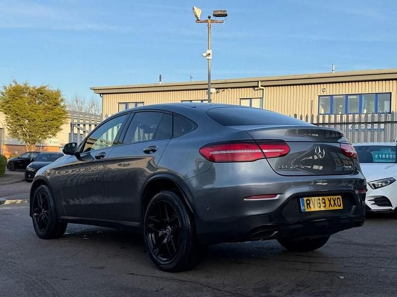 Used Mercedes GLC220 AMG line 170 HP (125 kW) 2019 Grey Coupe