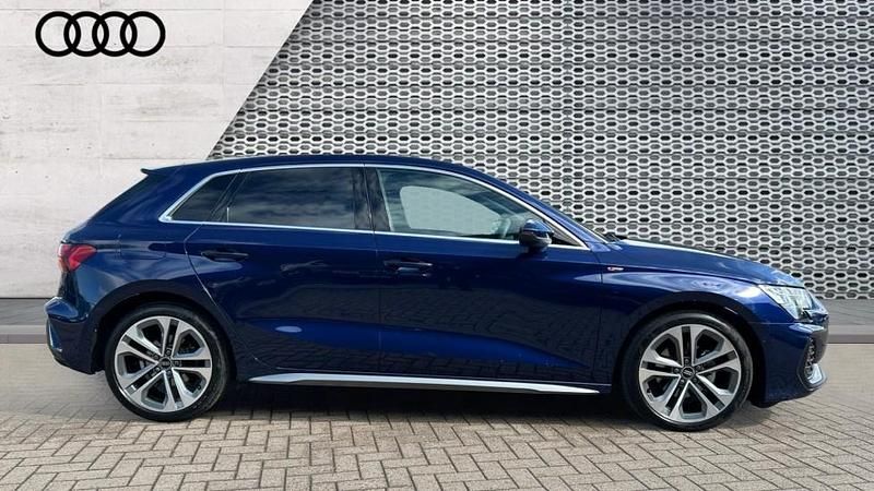 Used Audi A3 S-Line 150 HP (110 kW) 2025 Blue Hatchback