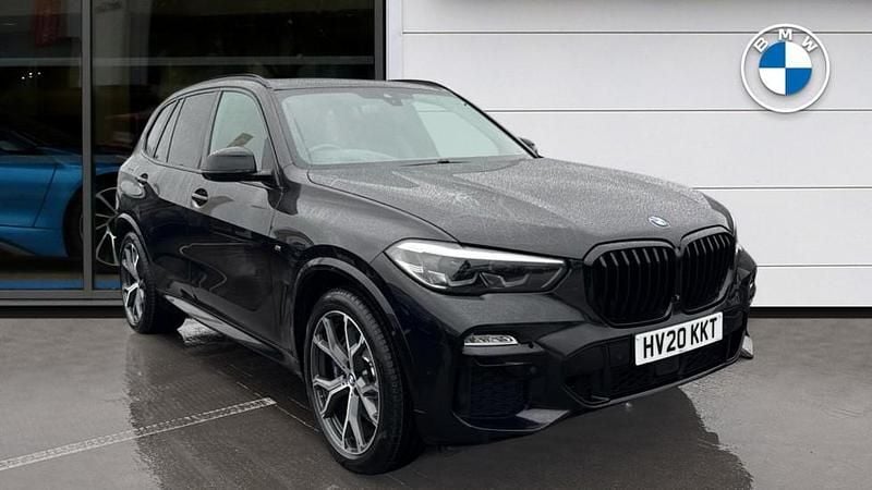 Black Used 2020 BMW X5 M Sport SUV | £36,800 (Fair price) - Image 1/4