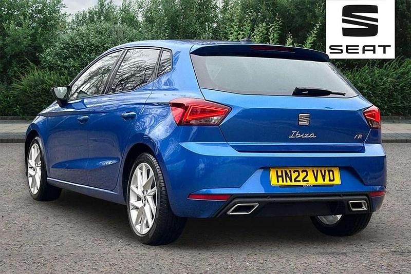 Used Seat Ibiza FR 95 HP (69 kW) 2022 Blue Hatchback