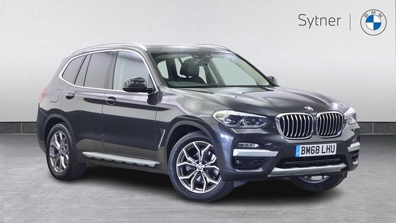 Grey Used 2019 BMW X3 xLine SUV | £24,000 (Good price) - Image 1/4