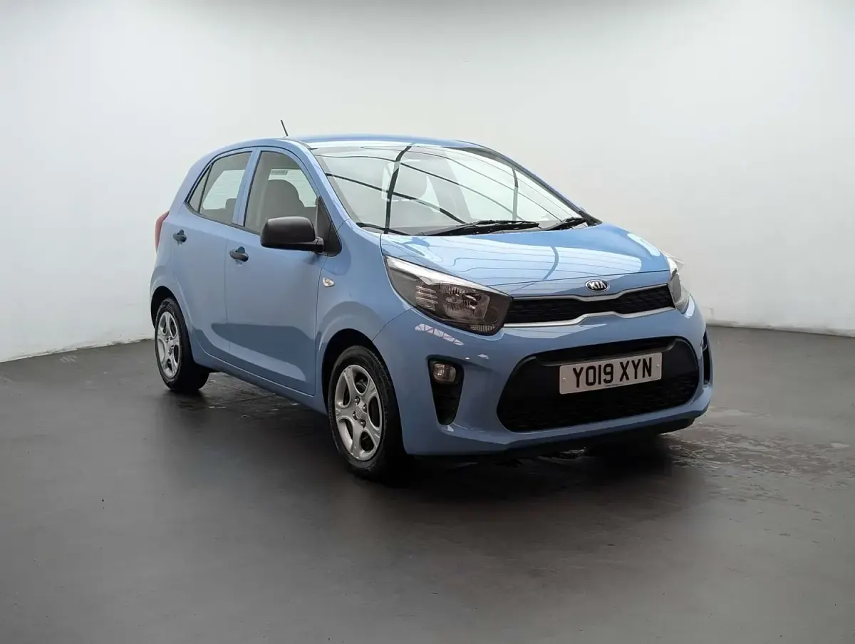Used Kia Picanto 66 HP (48 kW) 2019 Blue Hatchback