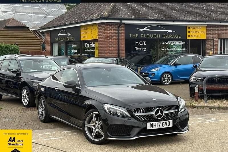 Black Used 2017 Mercedes C220 AMG Line Premium Coupe | £15,995 (Fair price) - Image 1/1
