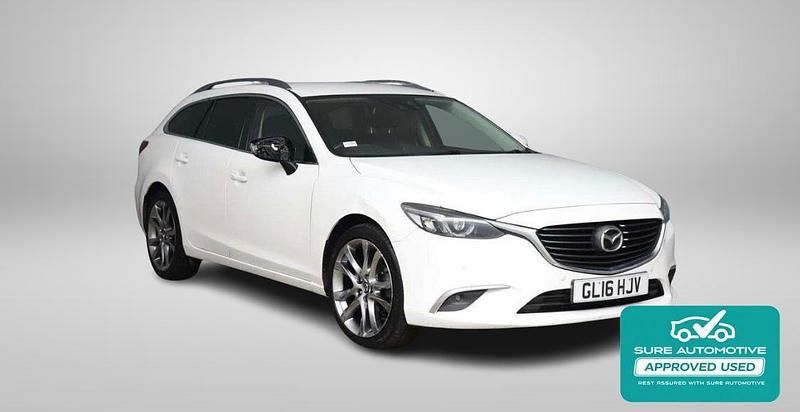 Begagnad Mazda 6 Inclusive 175 HK (128 kW) 2016 Vit Kombi