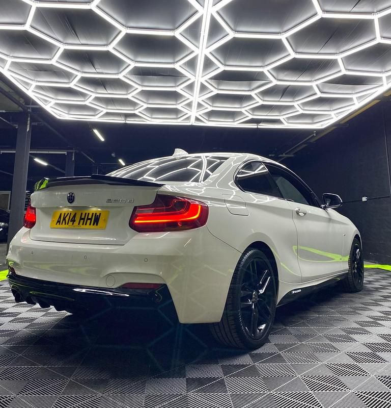 Begagnad BMW 220 M Sport 2014 Vit Sportkupé