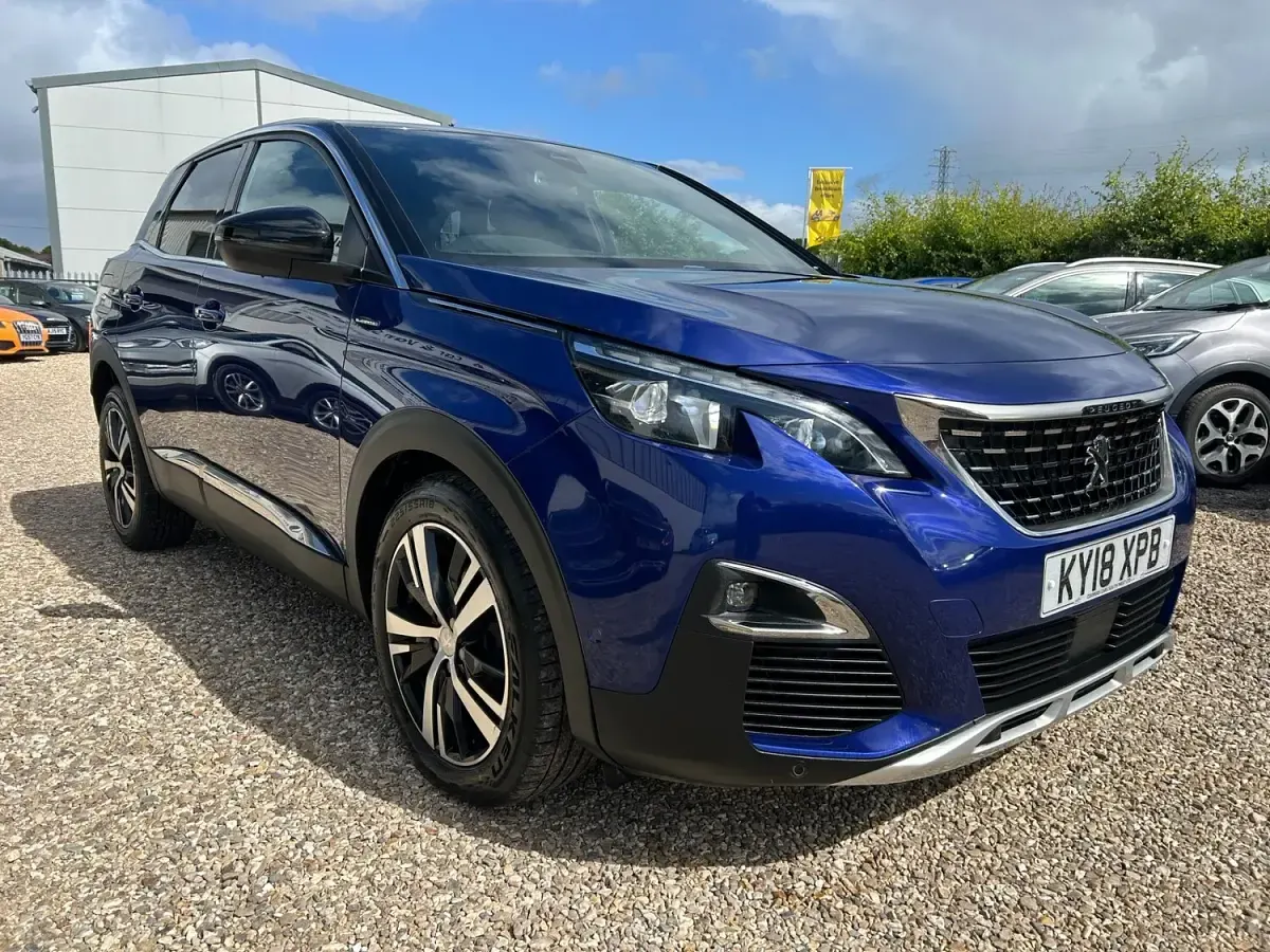 Used Peugeot 3008 GT-line 2018 Blue SUV