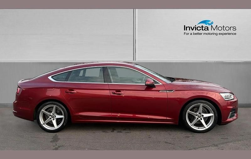 Used Audi A5 Sportback Sport 150 HP (110 kW) 2019 Red Hatchback