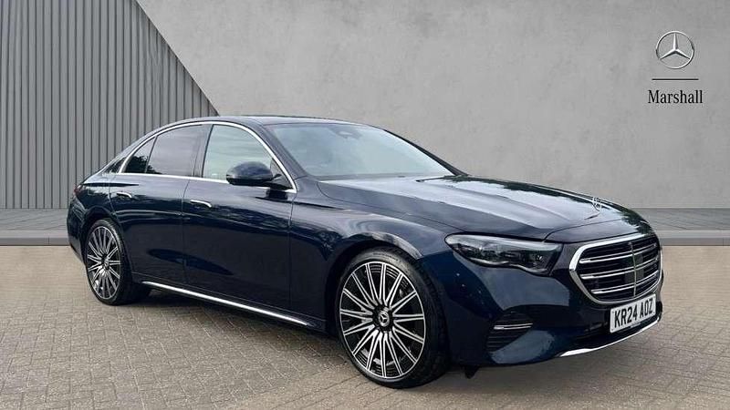 Metallic paintwork nautic blue Used 2024 Mercedes E220 Exclusive Sedan | £49,465 - Image 1/4