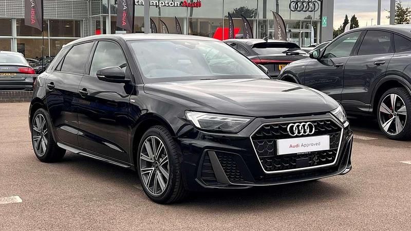 Black Used 2025 Audi A1 S-Line Hatchback | £25,413 (A bit pricey) - Image 1/4