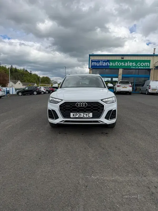 Used Audi Q5 S-Line 204 HP (150 kW) 2021 White SUV