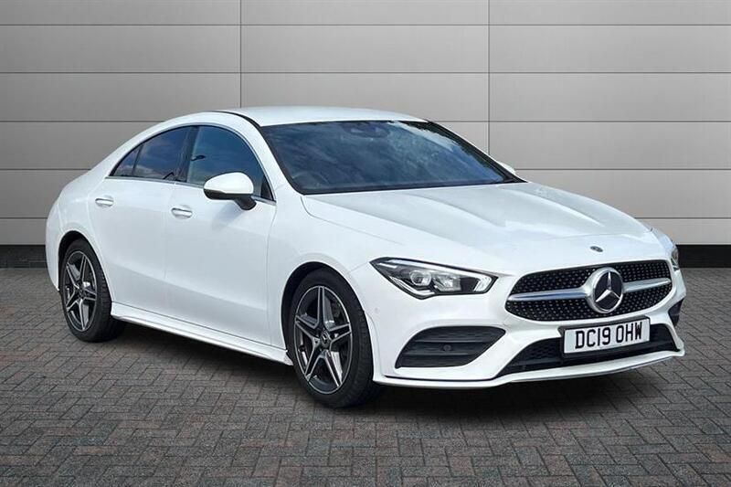 Polar white Used 2019 Mercedes CLA200 AMG Line Premium Sedan | £20,995 (Fair price) - Image 1/4