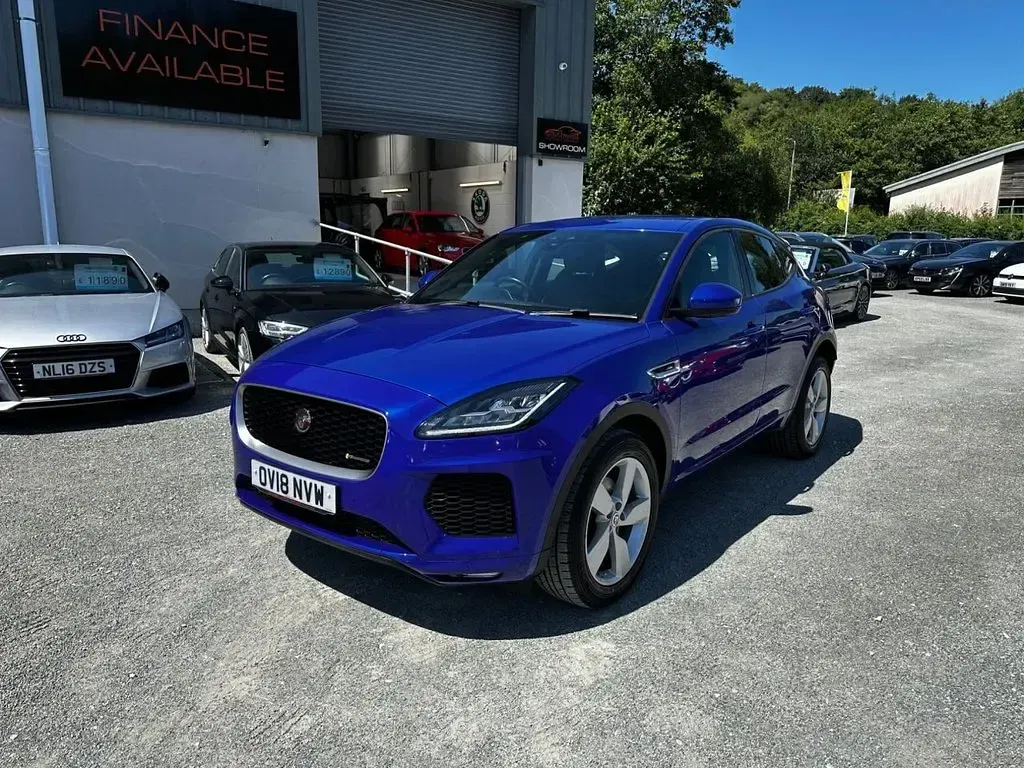 Used Jaguar E-Pace R-Dynamic 180 HP (132 kW) 2018 Blue SUV