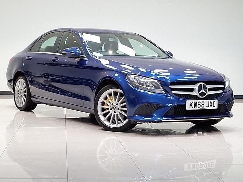 Blue Used 2018 Mercedes C220 SE Sedan | £15,998 (Good price) - Image 1/4