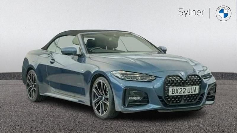 Used BMW 420 M Sport 181 HP (133 kW) 2022 Blue Cabriolet