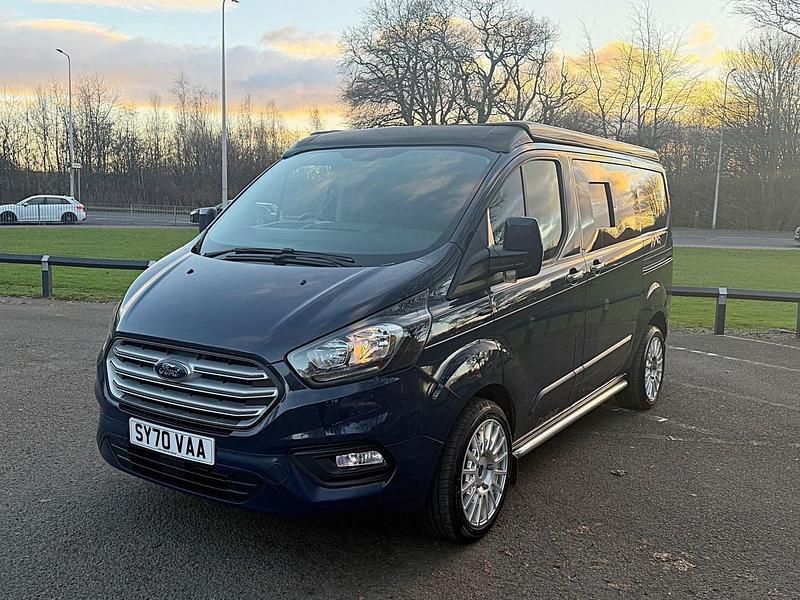 Used Ford Transit Custom 105 HP (77 kW) 2020 Blue Van