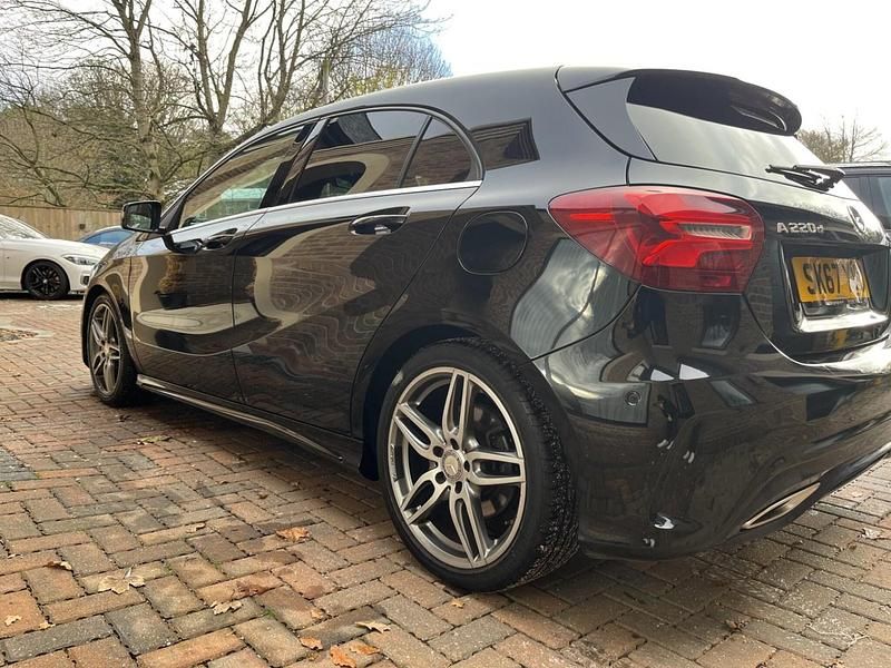 Used Mercedes A220 AMG Line Premium 177 HP (130 kW) 2017 Black Hatchback