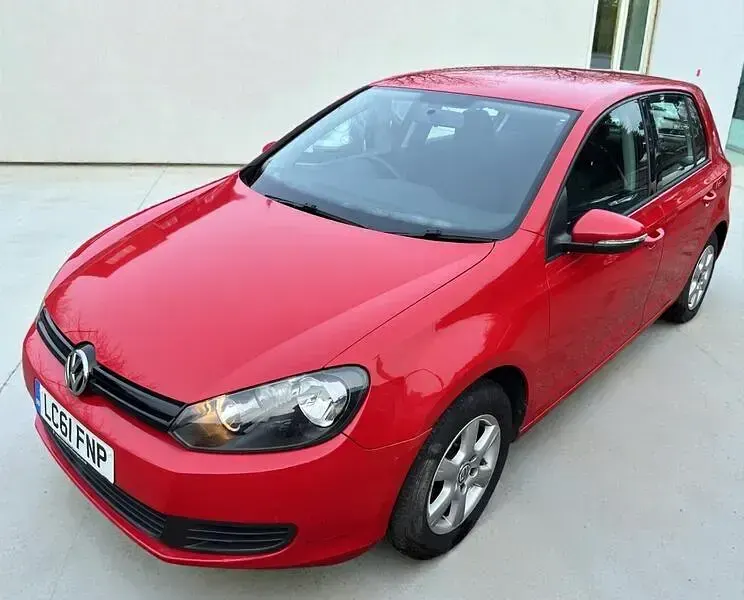 Used VW Golf VI S 105 HP (77 kW) 2011 Red Hatchback