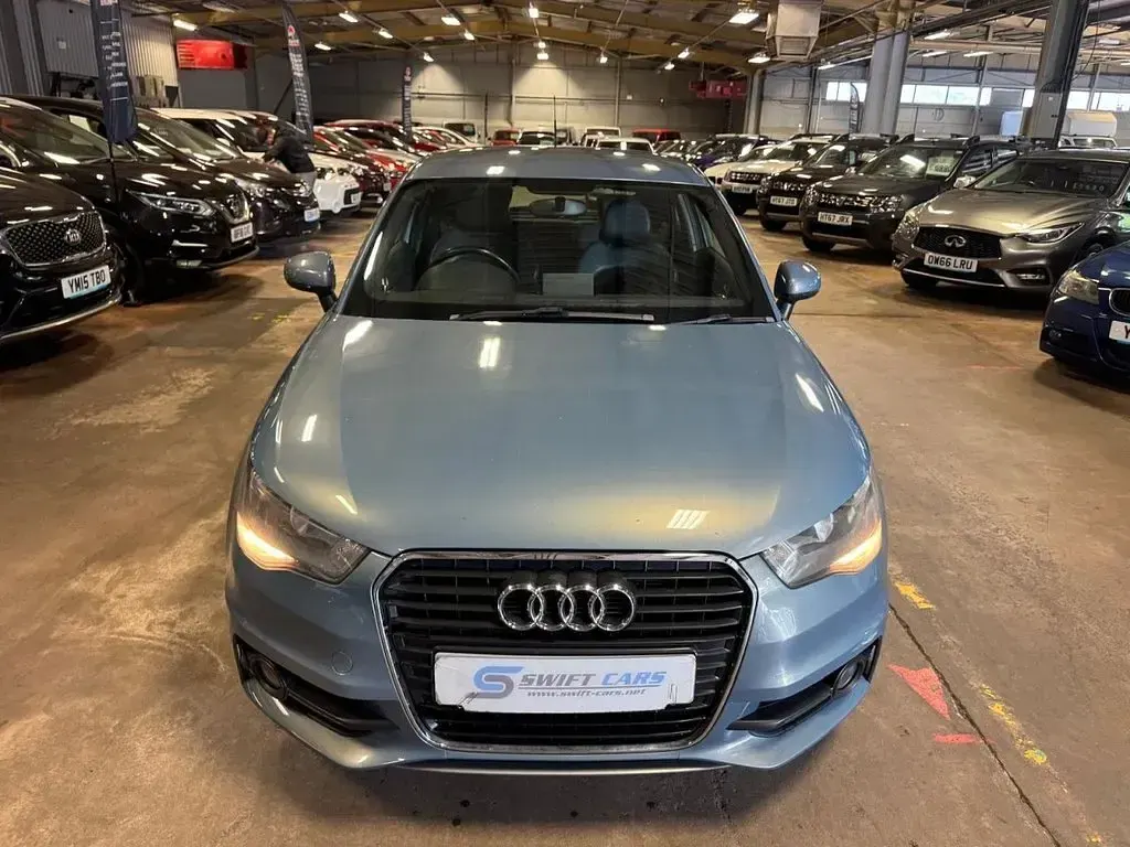 Used Audi A1 S-Line 120 HP (88 kW) 2011 Blue Hatchback