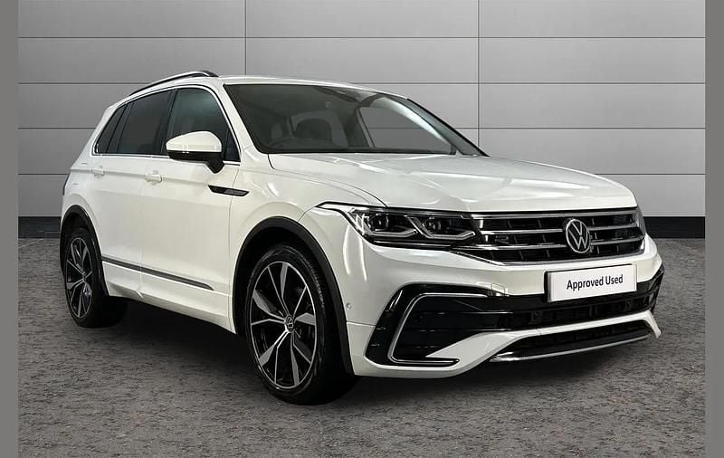 Used VW Tiguan R-line 150 HP (110 kW) 2021 White SUV