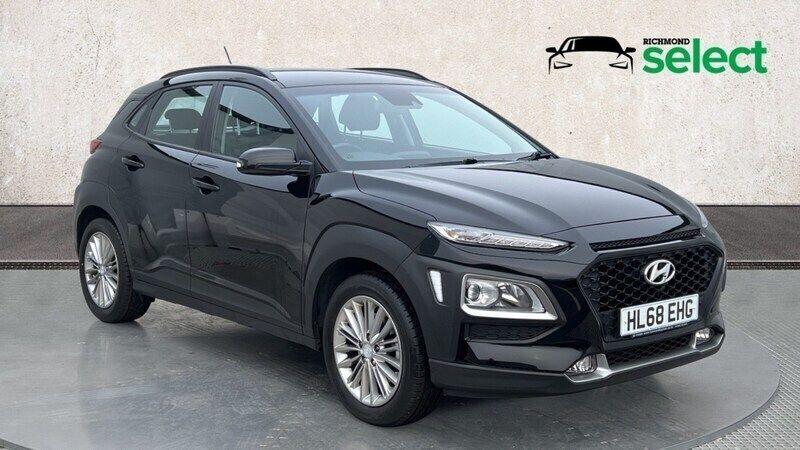 Black Used 2019 Hyundai Kona SE SUV | £9,870 (Fair price) - Image 1/4