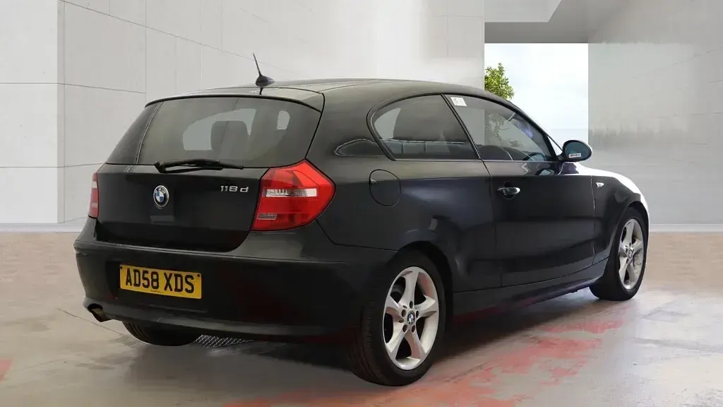 Used BMW 118 2008 Black Hatchback