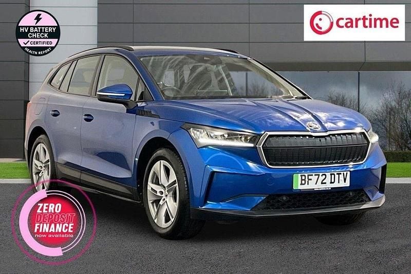 Blue Used 2022 Skoda Enyaq iV SUV | £15,099 (Good price) - Image 1/4