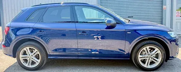 Used Audi Q5 S-Line 190 HP (139 kW) 2019 Blue SUV