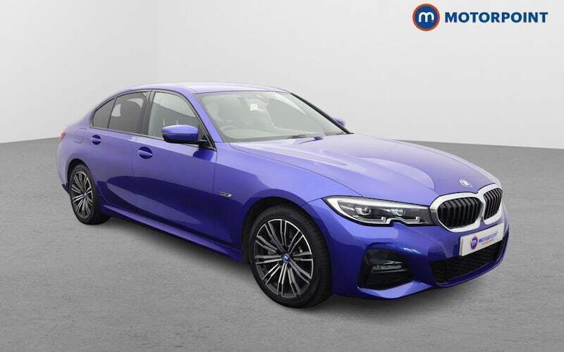 Blue Used 2022 BMW 330e M Sport Sedan | £23,099 (Fair price) - Image 1/4