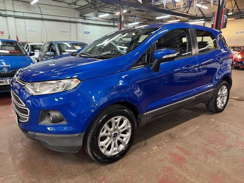 Used Ford Ecosport Zetec 95 HP (69 kW) 2017 Blue SUV