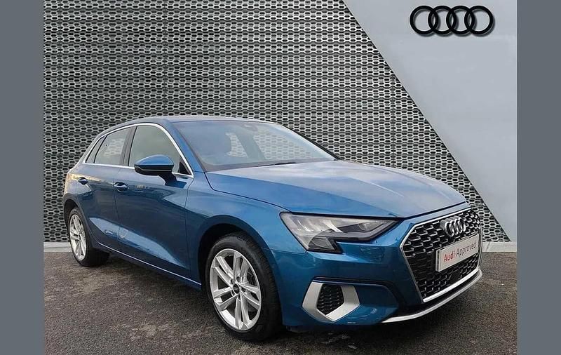 Blue Used 2021 Audi A3 e-tron Sport Hatchback | £18,798 (Fair price) - Image 1/4
